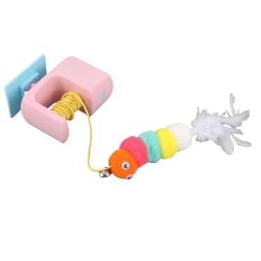 Imagem de GLOGLOW Brinquedo Interativo do Gato do Quadro da Porta, Teaser Automático Retrátil da Pena, Jogo Envolvente Gato para Gatinhos Ativos e Proprietários Ocupados