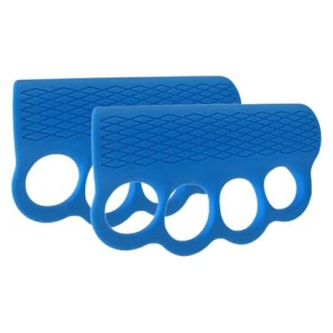 Imagem de Dynwave Luvas de silicone ergonômicas para proteção de mãos, para crosstraining, homens, mulheres, musculação, levantamento de halteres, academia, Azul