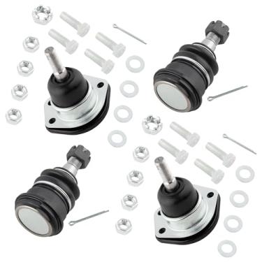 Imagem de WEDOAUTO Kit de juntas esféricas superiores e inferiores dianteiras 4 peças adequado para Chevrolet C10 Pickup Van Suburban G20 P10 Van R10 R1500, para GMC C15 Suburban G2500 C1500 Van Pickup G25 P15