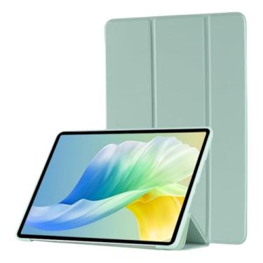 Imagem de Compatível com iPad Air 6ª geração 11 polegadas capa M2 2024, para iPad Air 5ª/4ª geração 2022/2020 10,9 polegadas [hibernar/despertar automático] verde claro