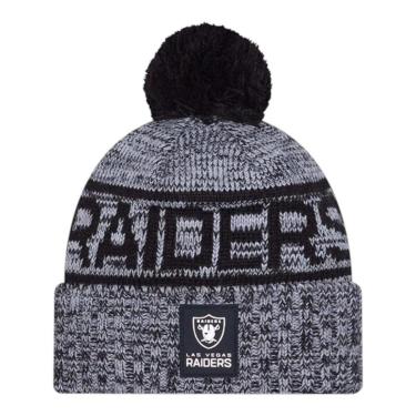 Imagem de Boné New Era Sport Knit Las Vegas Raiders Sideline Preto-Masculino
