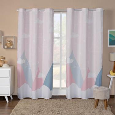 Imagem de Cortina Infantil Estampada Blackout 2,80X 2,20 para Quarto, Criança, B