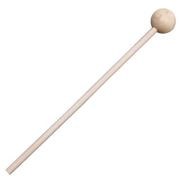 Imagem de RiToEasysports Malho de Tambor de Percussão, Excelentes Efeitos Sonoros, Fácil de Transportar para Amantes de Música, Martelo Orff de Madeira, 1 X Malho de Tambor (Madeira principal redonda de 2,5 cm)