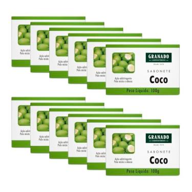 Imagem de Granado Sabonete Tratamento, Coco, 100g, 12 Unidades