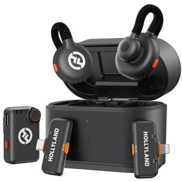 Imagem de Microfone Hollyland LARK M2S Ultimate Combo USB-C Lightning