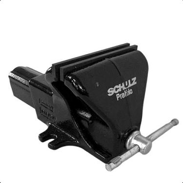 Imagem de Morsa Profissional N6 Ferro Fundido Nodular 6 Pol Com Mordentes Temper