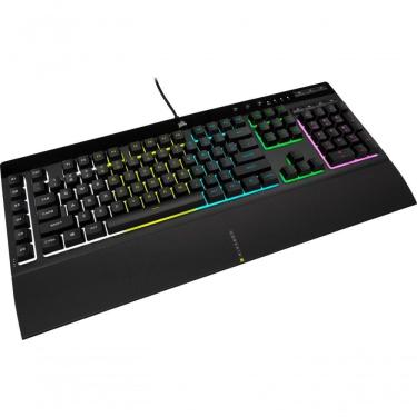Imagem de Teclado Mecânico Gaming Corsair K55 Rgb Pro Full-Size Com Elgato Stream Deck Software Preto