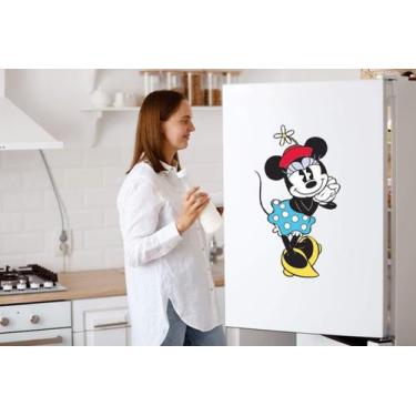 Imagem de Adesivo De Geladeira Minnie Mod17 - Lojinha Da Luc Adesivos
