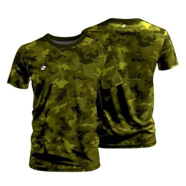 Imagem de Camiseta Masculina Dry Fit Esportiva Trilha Trekking Corrida Leve Seca