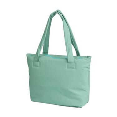 Imagem de Bolsa Térmica Multiuso Impermeável, 25 Litros, 3 Bolsos Internos, Alças Resistentes, Zíper (Verde)