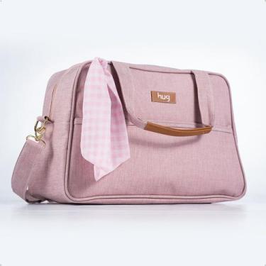 Imagem de Bolsa de Maternidade Mescla Média Rosa Hug