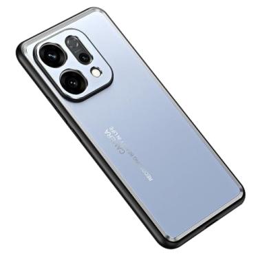Imagem de HAOMRIYL Capa para Oppo Find X9/X9pro, fina, minimalista, antiarranhões, capa traseira rígida com orifício para lente de câmera à prova de choque, azul, X9