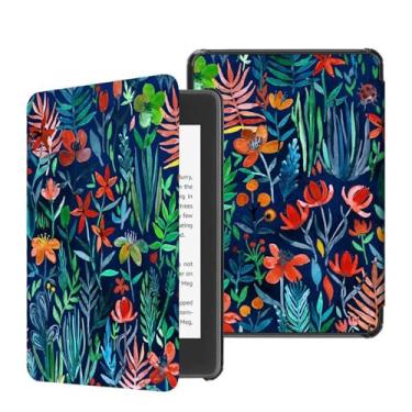 Imagem de Akacy Capa com padrão pintado de 6 polegadas para Kindle (8ª geração, modelo: SY69JL, lançado em 2016) Com função hibernar/despertar automática capa protetora de couro PU (5)