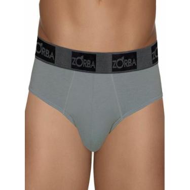 Imagem de Cueca Slip Zorba 0716 Masculina Modal T. P/GG, P, 070, Grafite