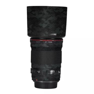 Imagem de EF 135 2 Película de lente de câmera adesivo anti-arranhões para Canon EF 135 mm F2 revestimento vinil película protetora decalques (verde amba)
