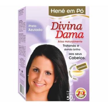 Imagem de Henê Em Pó Divina Dama Preto Azulado 50g