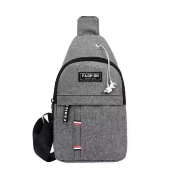 Imagem de Pochete masculina à prova d'água de grande capacidade, alça ajustável para atividades ao ar livre, viagens, corrida, caminhadas e ciclismo