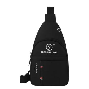 Imagem de Bolsa Mini Mochila Tiracolo Pochete Transversal Ombro (preto)