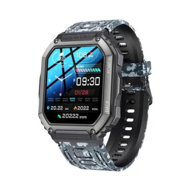 Imagem de Relógio Inteligente Militar Masculino Com GPS, Chamada Bluetooth, IP67