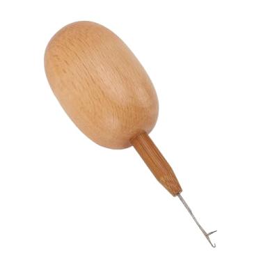 Imagem de KUIDAMOS Ferramenta de Dardo de Madeira Em Forma de Ovo para Consertar Meias, Cachecol, Dispositivo de Costura Ergonômico de Madeira de Faia para Todos Os Níveis de Habilidade