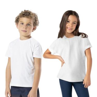 Imagem de Camiseta Infantil Unissex Dry Fit Esporte Com Proteção UV50+ - VRASALO