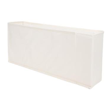 Imagem de Yosoo Cesto de Armazenamento Estreito, Tecido Oxford 600D à Prova de Rasgos Com Revestimento à Prova de água, Estrutura Dobrável Com Divisória Ajustável, para Organização de Gavetas de (47*10*20cm)