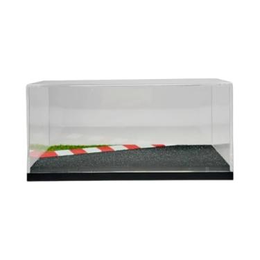 Imagem de MERIGLARE Vitrine para Miniaturas em Escala 1/64 com Rodas Fundidas, Cenário de Estacionamento, Organizador Realista para Carrinhos de Brinquedo, Expositor para