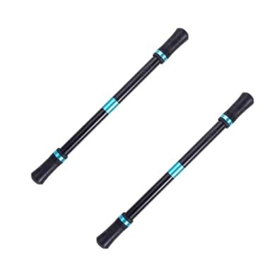 Imagem de BWESOO 2 canetas de dedo giratórias levitantes – caneta esferográfica preta – tema Demon Slayer – material escolar legal – jogos e uso escolar