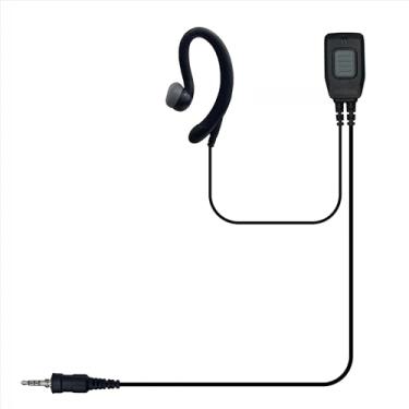 Imagem de MONICONA Fone de ouvido com fio em forma de C, microfone PTT para rádio ICOM IC-M25 IC-M25EURO IC-M33 IC-M37 IC-M37E IP67 à prova d'água