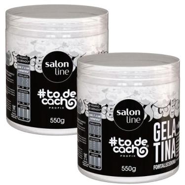 Imagem de Kit Gelatina Salon Line Todecacho Fortalecedora 550G - 2 Unidades
