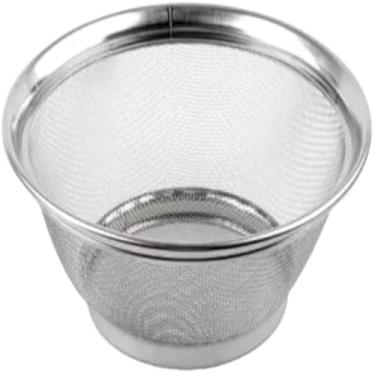 Imagem de Cesta de arame, brilho, utensilio para cozinha, formato redondo, elegante, pratico, duravel, 25cm, cromado.