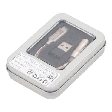 Imagem de LiebeWH Cabo USB para DAC de 3,5 Mm, Adaptador de Fone de Ouvido de Liga de Prata de Cobre para Dispositivos de Música, Saída de Som Pura, Função de Amplificador de Ouvido, Materiais Premium,