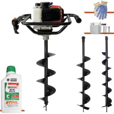 Imagem de Perfurador Vps-52 + Brocas 80x10 80x15 80x20 + óleo Stihl