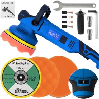 Imagem de KaQi, Politriz Dupla Ação 1050W Roto Orbital Excêntrica Polimento Automotivo Detailers KaQi 7150P-220v