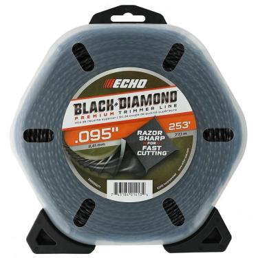 Imagem de Echo Black Diamond 330095071 0,095" x 253' 4-Cornered Spiral Padrão Trimmer Line