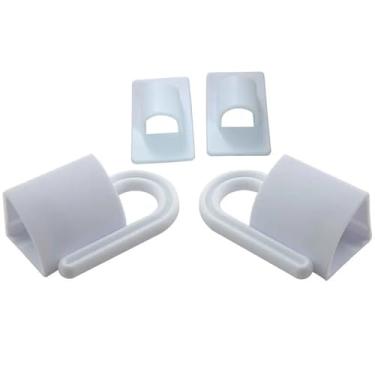 Imagem de 2 peças trava de segurança trava de porta de segurança proteção de segurança trava de portão manual acessórios de móveis