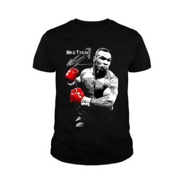 Imagem de Camiseta Masculina De Manga Curta Mike Tyson Boxing Champion Com Desig