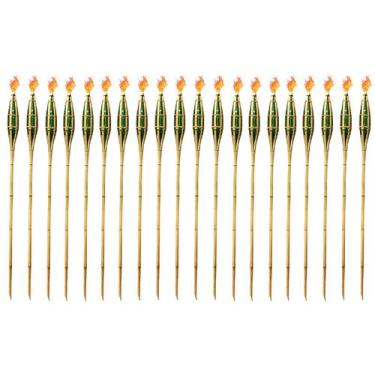 Imagem de Kit 20 Tocha Bambu Lamparina Para Decoração Lual Desmontável - Real Se