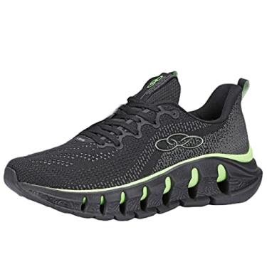 Imagem de Tênis Diffuse 4, Olympikus, Masculino, Preto/Verde, 41