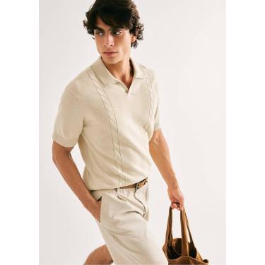 Imagem de Polo Masculina Manga Curta Em Tricô-Masculino