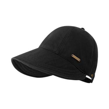 Imagem de Chapéu De Pescador Feminino Ajustável Com Aba Larga Para O Verão, Prot