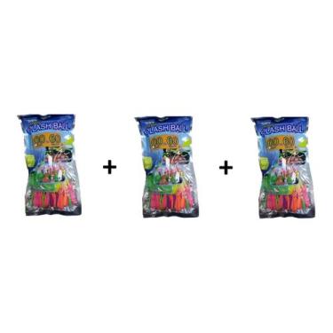 Imagem de Kit 3 Pacotes De Bexigas Balão P/ Encher De Água Splash Ball - Company