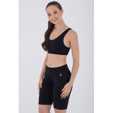 Imagem de Top Sem Bojo Feminino Adulto Attack II Lupo - Ref. 71401, Preto, P