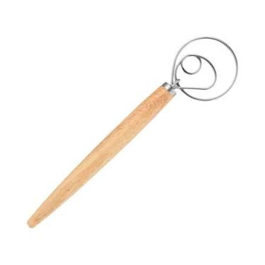 Imagem de Batedor De Massa Grande Em Aço Inoxidável, Misturador De Pão, Batedor 