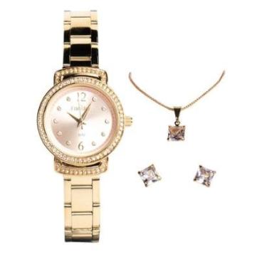 Imagem de Relógio Feminino Condor CO2035NUW/K4J Kit Dourado-Feminino