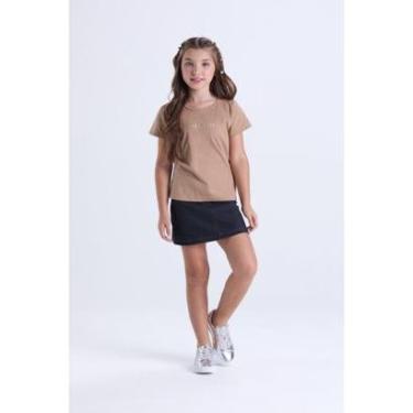 Imagem de Conjunto Verão Infantil Menina Princess com Saia Jeans-Feminino
