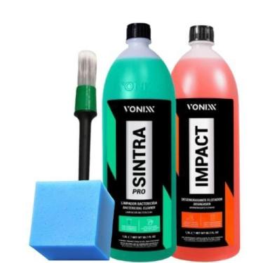 Imagem de Kit Produtos Descontaminação Desengraxante Automotivo Vonixx