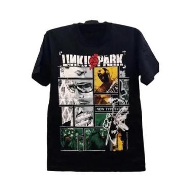 Imagem de Camiseta De Verão Masculina Fashion Rock Linkin Park Para Aniversário,