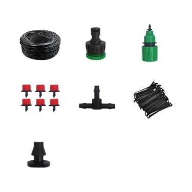 Imagem de Sistema De Irrigação Por Gotejamento Portátil De 20M Com Gotejadores A