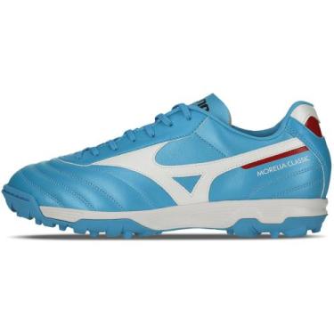 Imagem de Chuteira Society Masculina Mizuno Morelia Classic AS, Azul, 38